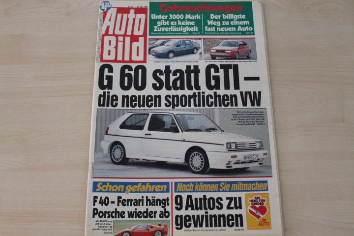 Deckblatt Auto Bild (21/1988)
